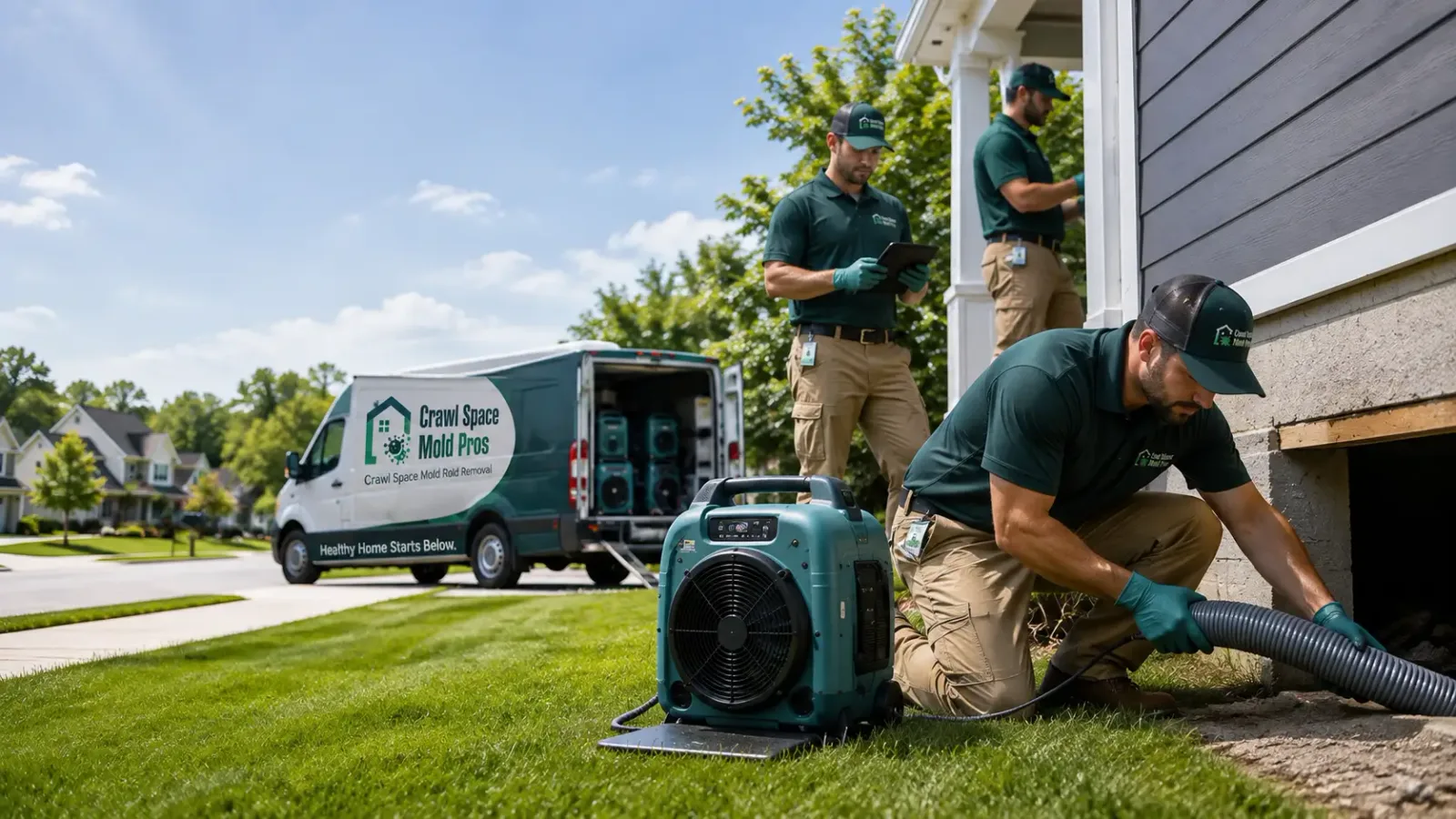 Crawl Space Mold Removal in Holley, NY